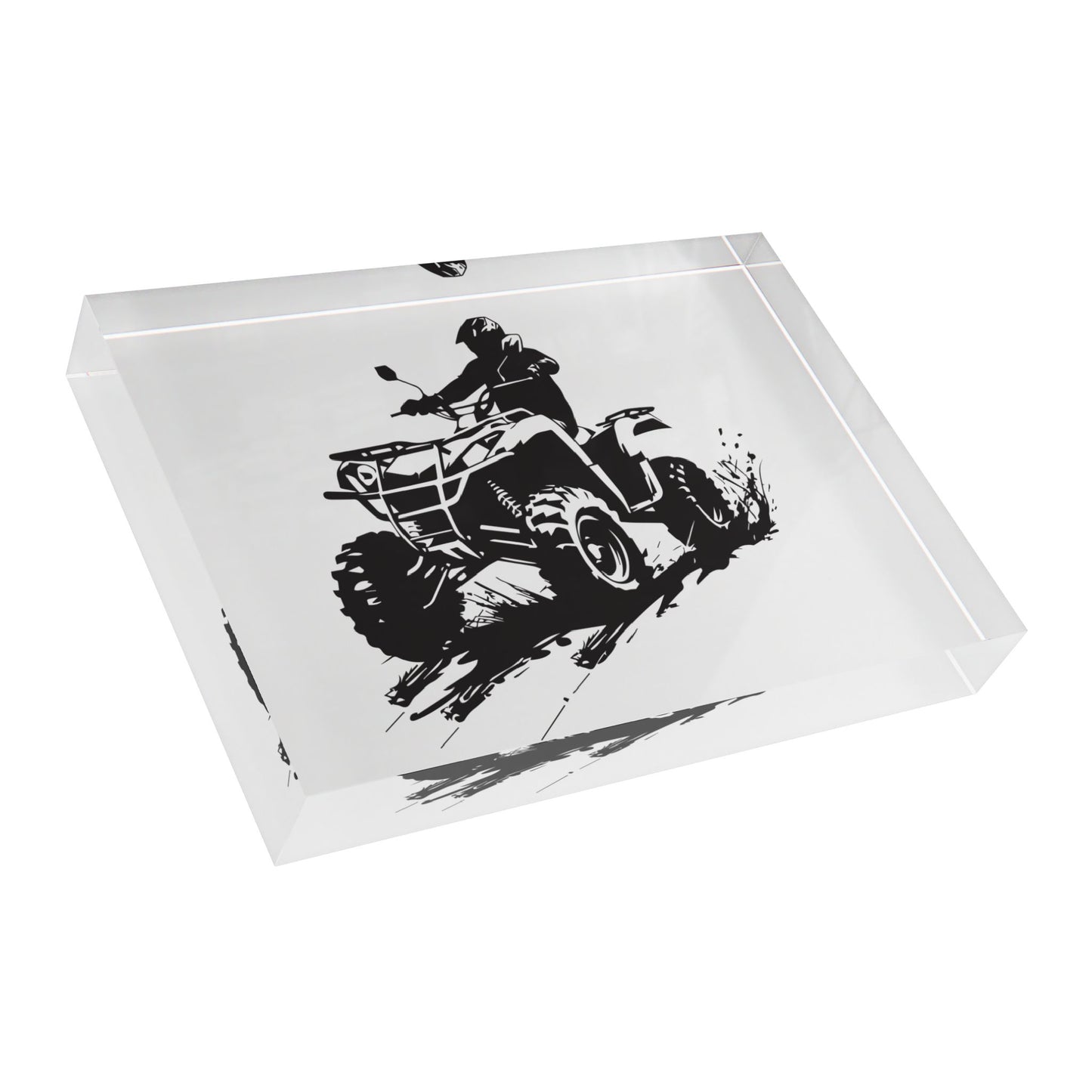 Slingin' Mud Quad Acrylic Photo Block