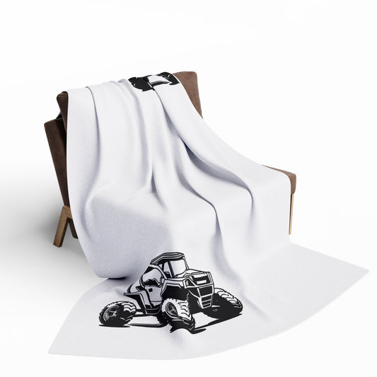 Off The Beaten Path Side By Side Arctic Fleece Blanket