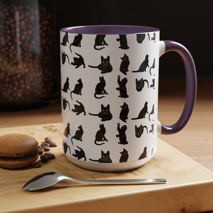 Cats 2-Tone Coffee Mug