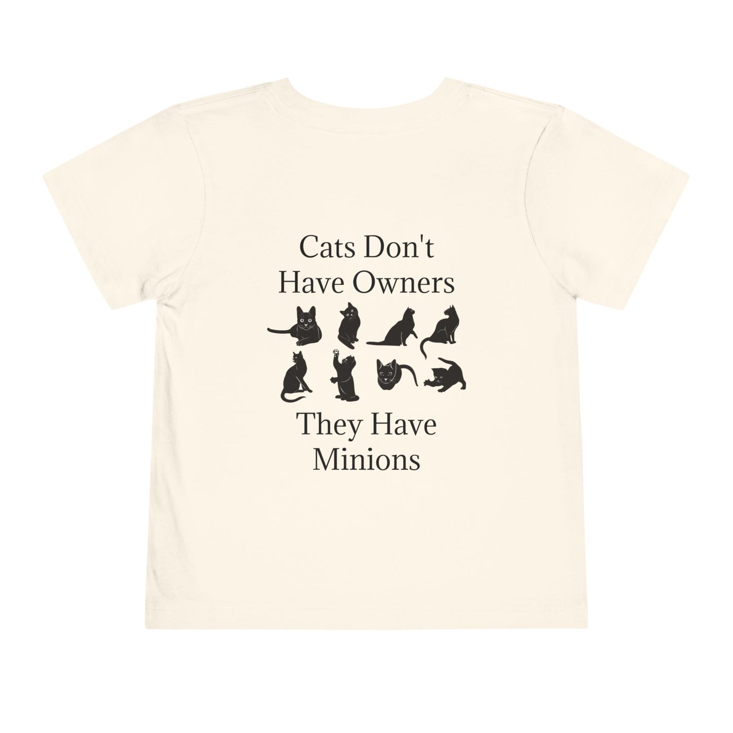 Cat Minions Toddler Unisex Short Sleeve Crewneck Tee
