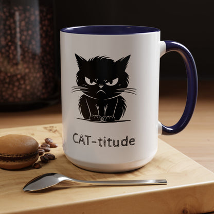 CAT-titude 2-Tone Coffee Mug