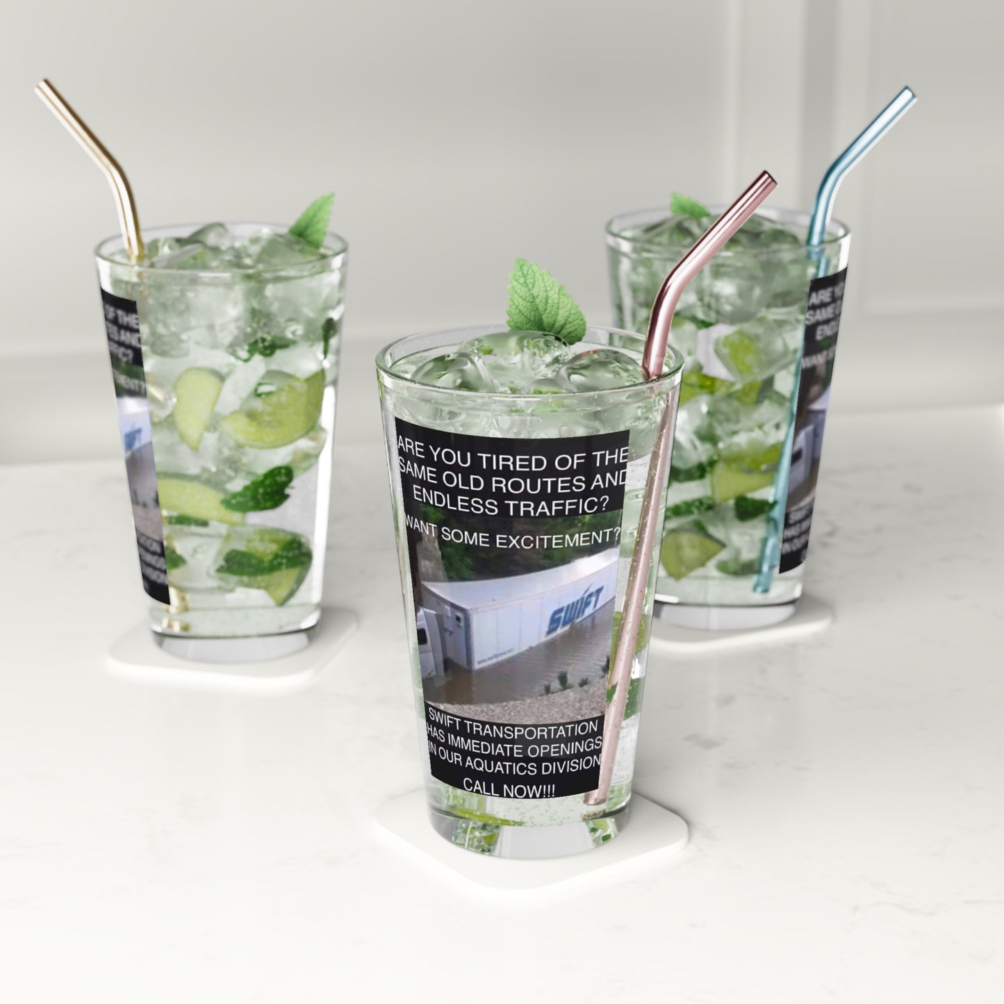 Swift Aquatics Drinking Glass