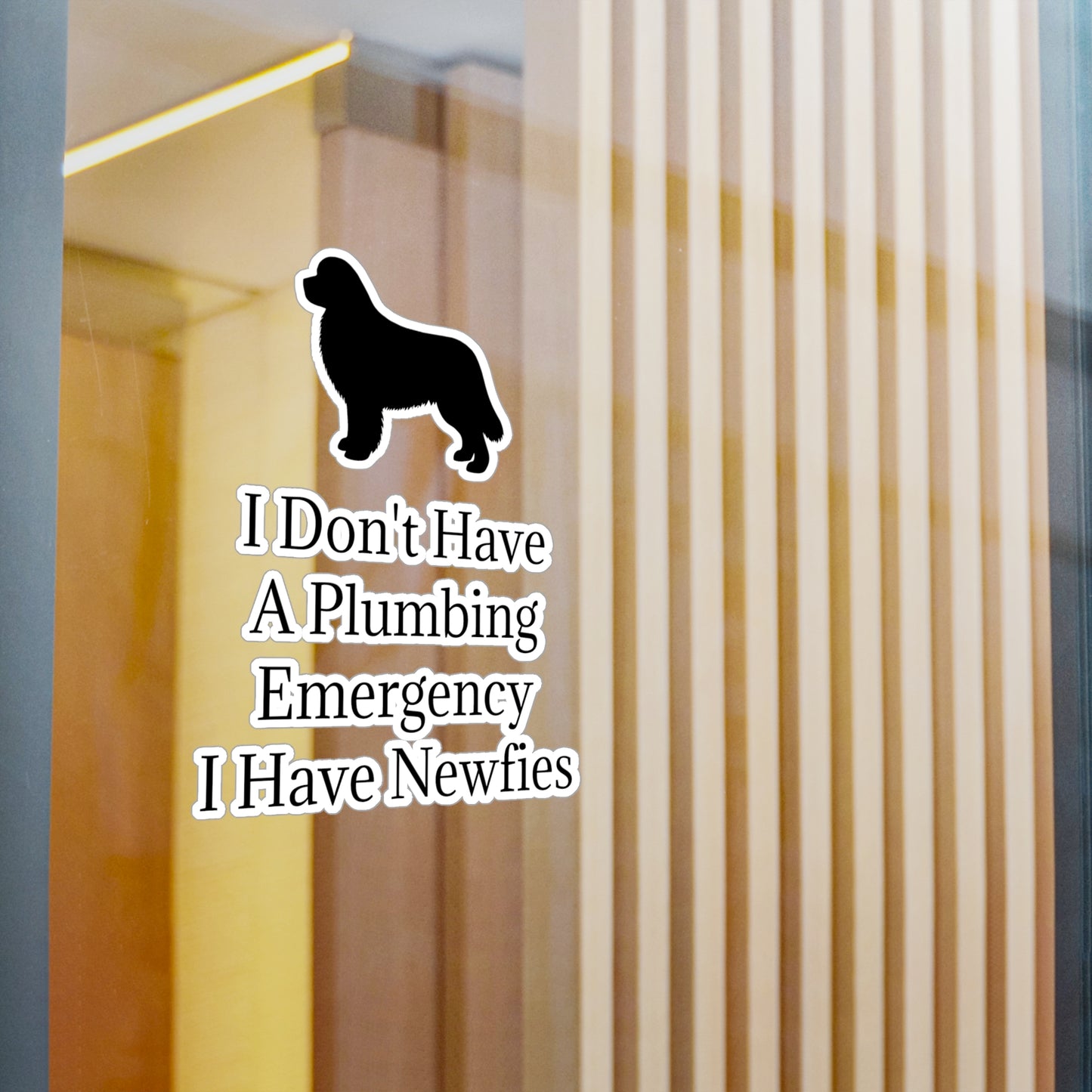 Plumbing Emergency Vinyl Decal