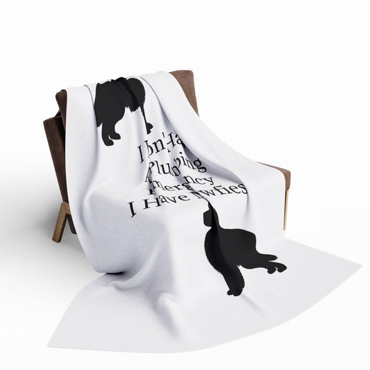 Plumbing Emergency Arctic Fleece Blanket