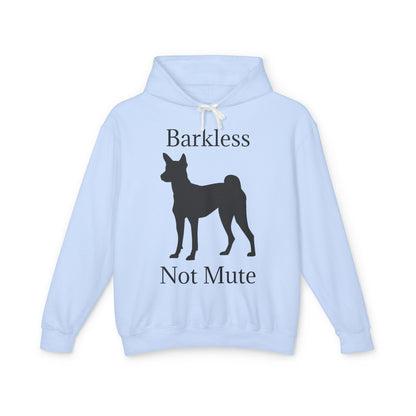 Barkless Not Mute Unisex Lightweight Hoodie