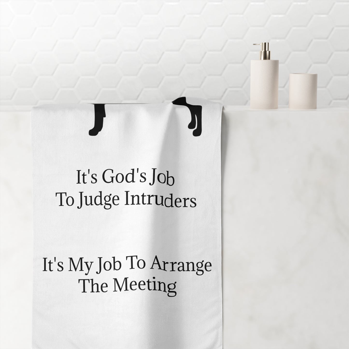 Arrange The Meeting Mink-Cotton  Beach Towel