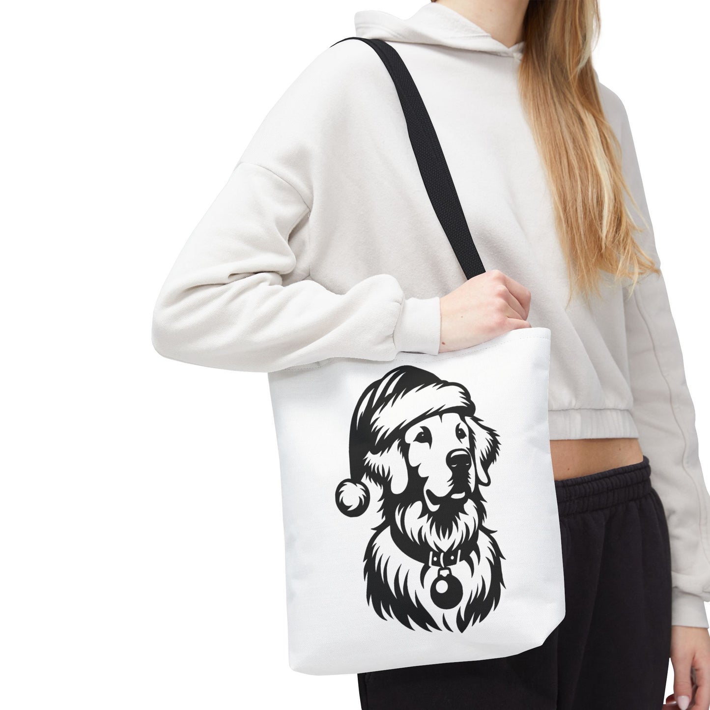 Santa Paws Golden Tote Bag
