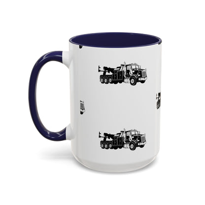 Heavy Tow Truck 2-Tone Coffee Mug