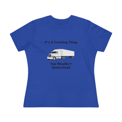 Trucking Thing Women's Short Sleeve Crewneck Tee