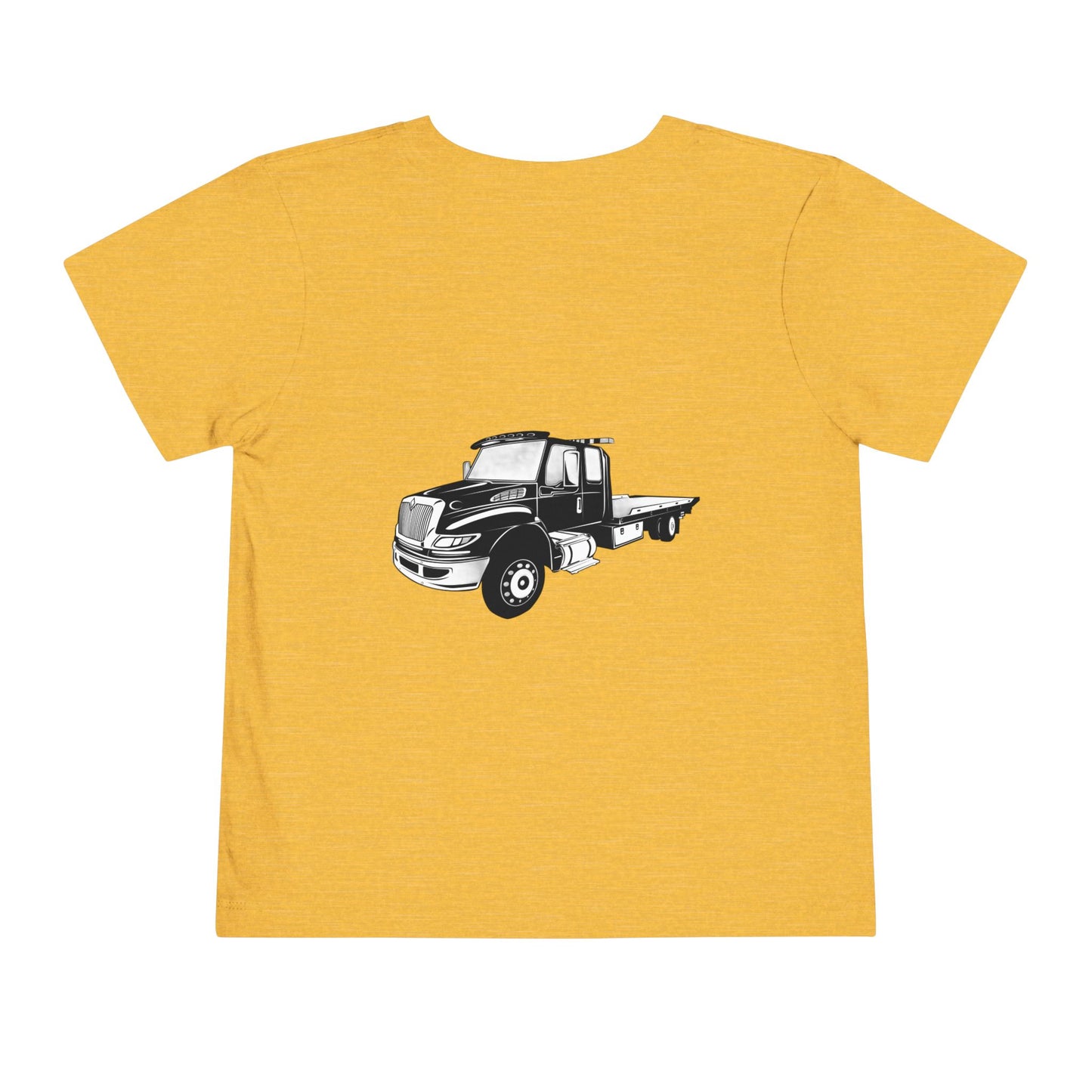 Flatbed Tow Truck Toddler Unisex Short Sleeve Crewneck Tee