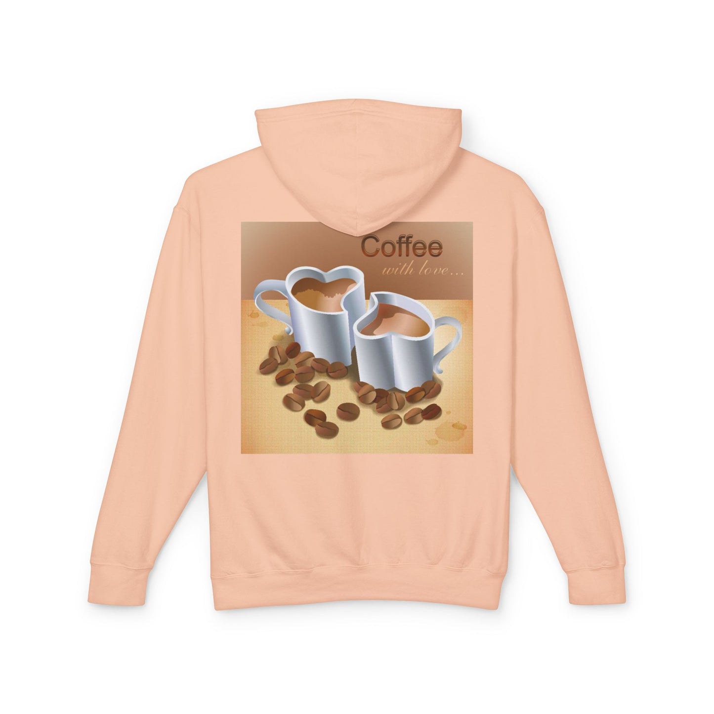 Coffee With Love Unisex Lightweight Hoodie