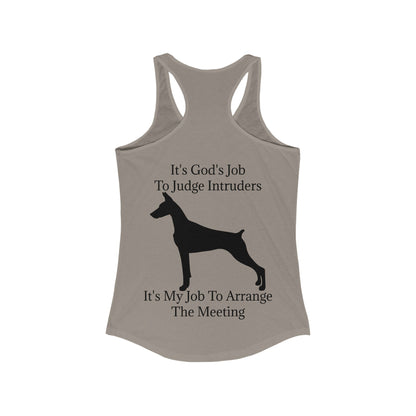 Arrange The Meeting Women's Racerback Tank