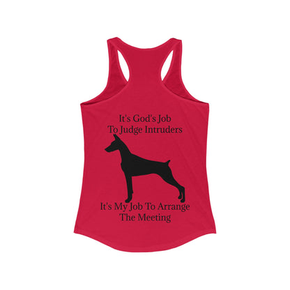 Arrange The Meeting Women's Racerback Tank