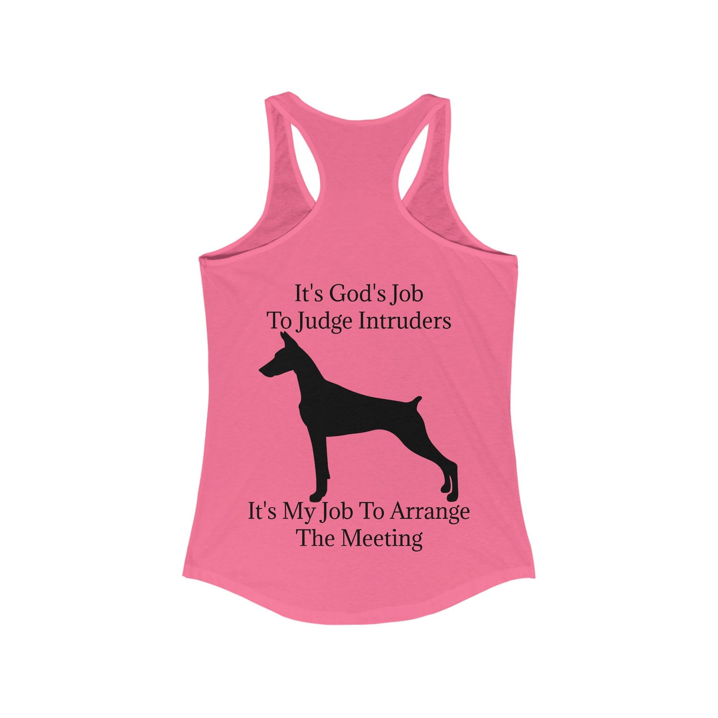 Arrange The Meeting Women's Racerback Tank