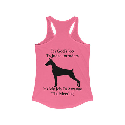 Arrange The Meeting Women's Racerback Tank