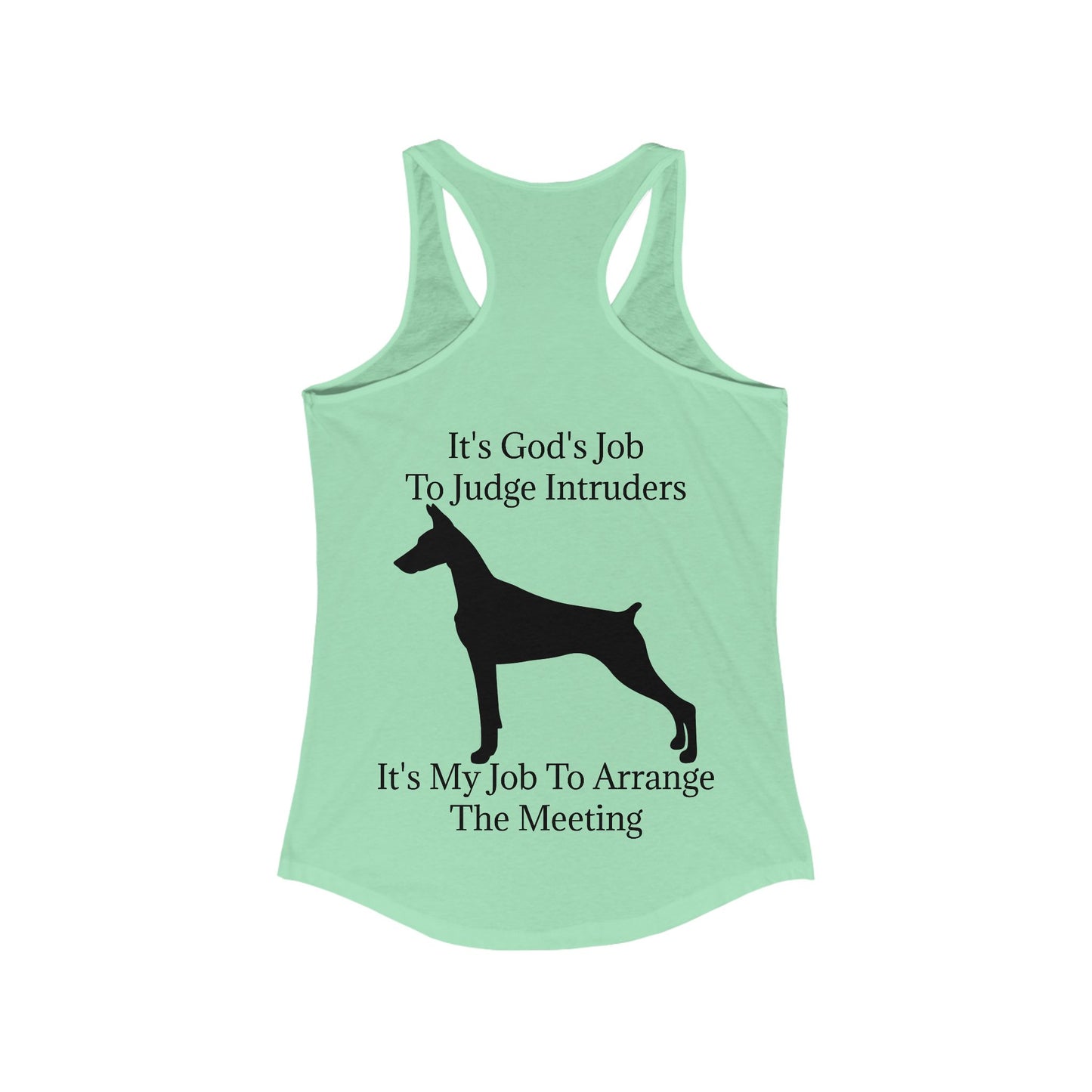 Arrange The Meeting Women's Racerback Tank