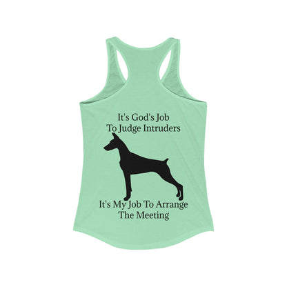 Arrange The Meeting Women's Racerback Tank