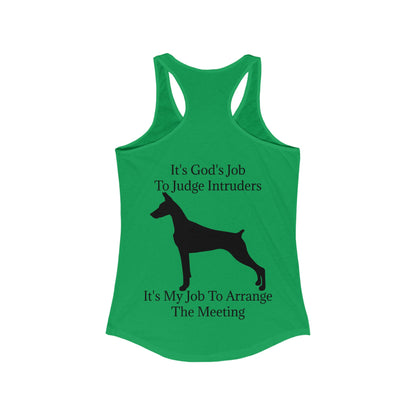 Arrange The Meeting Women's Racerback Tank
