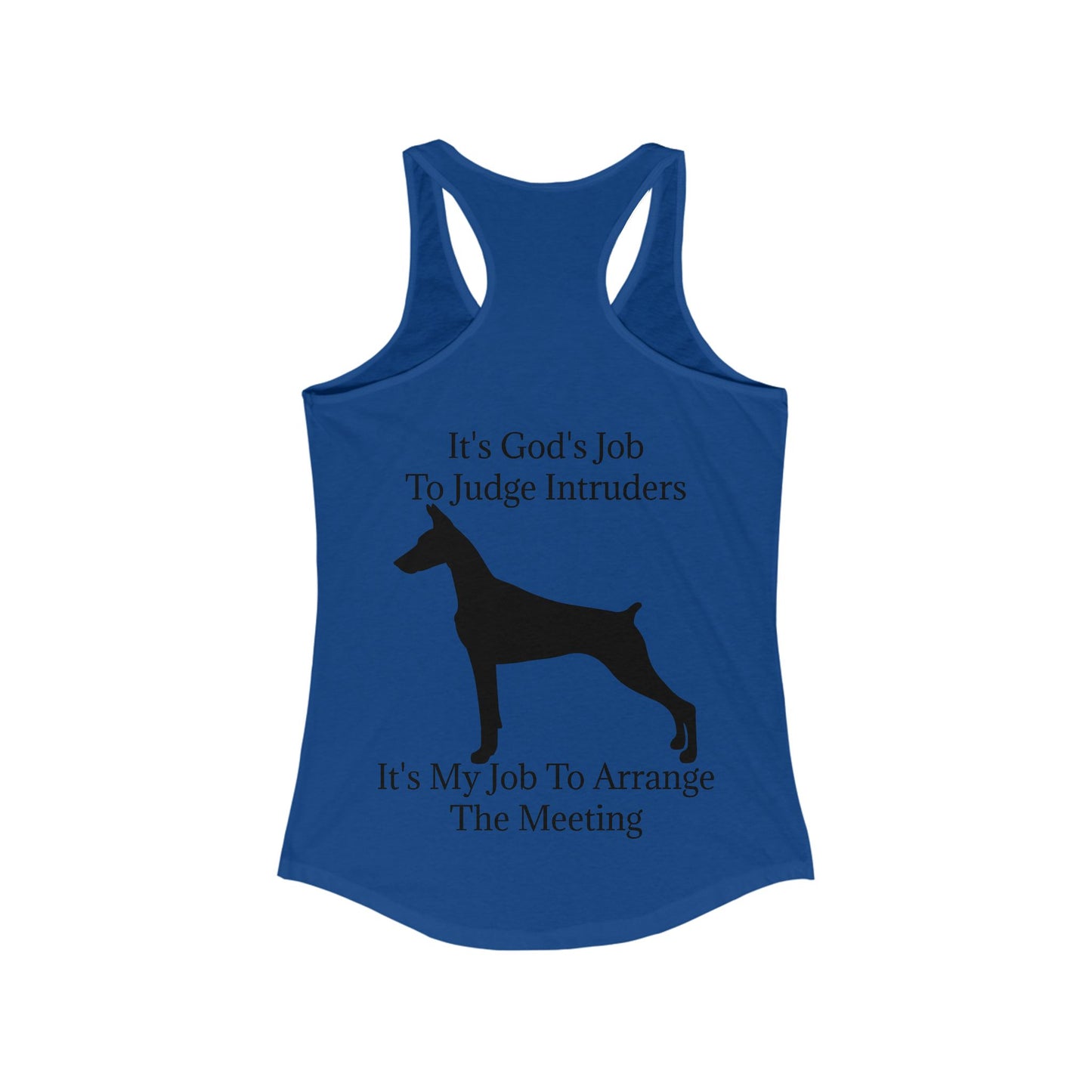 Arrange The Meeting Women's Racerback Tank