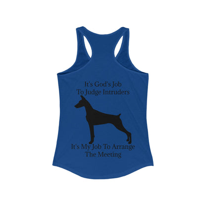 Arrange The Meeting Women's Racerback Tank
