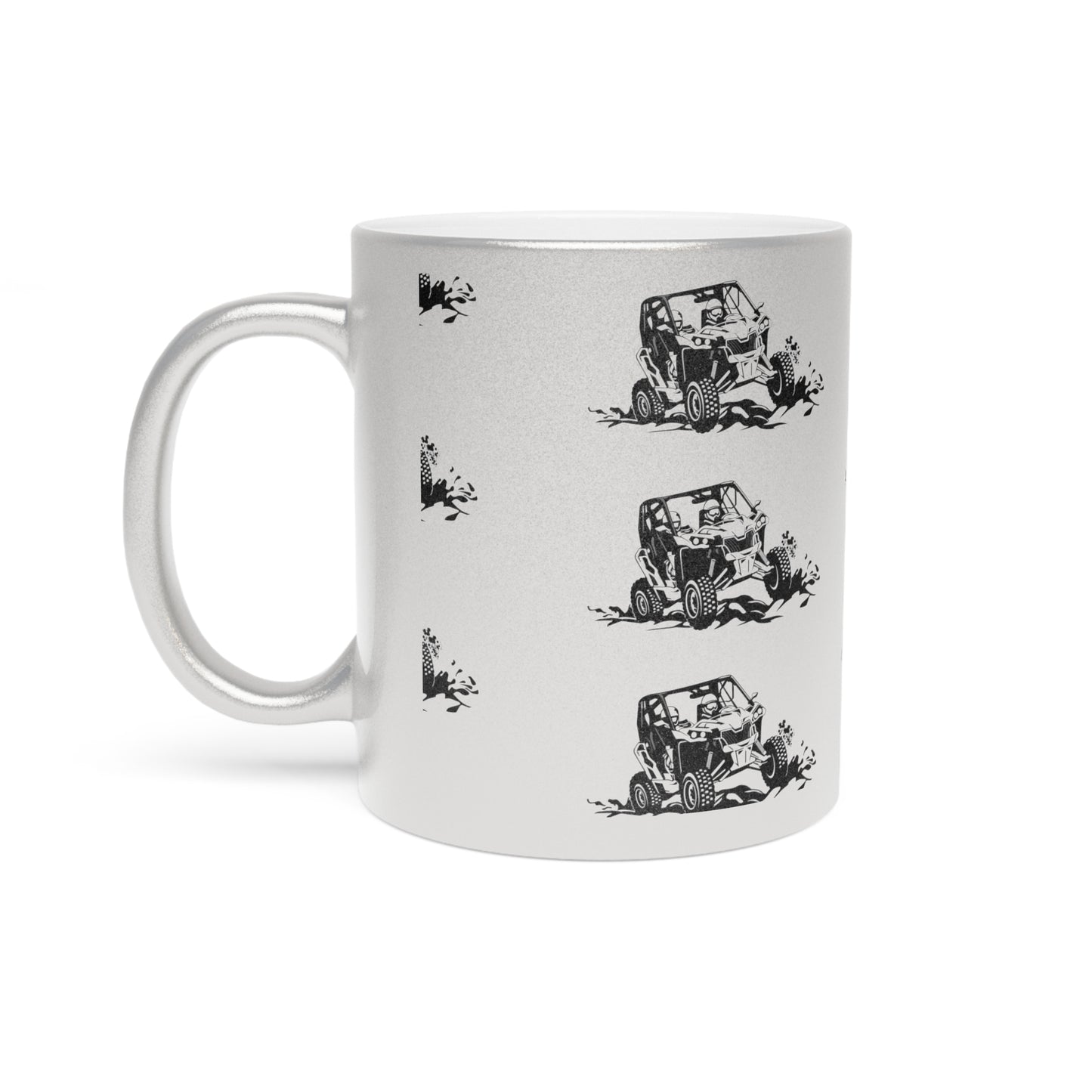 Slingin' Mud Side By Side Metallic Coffee Mug