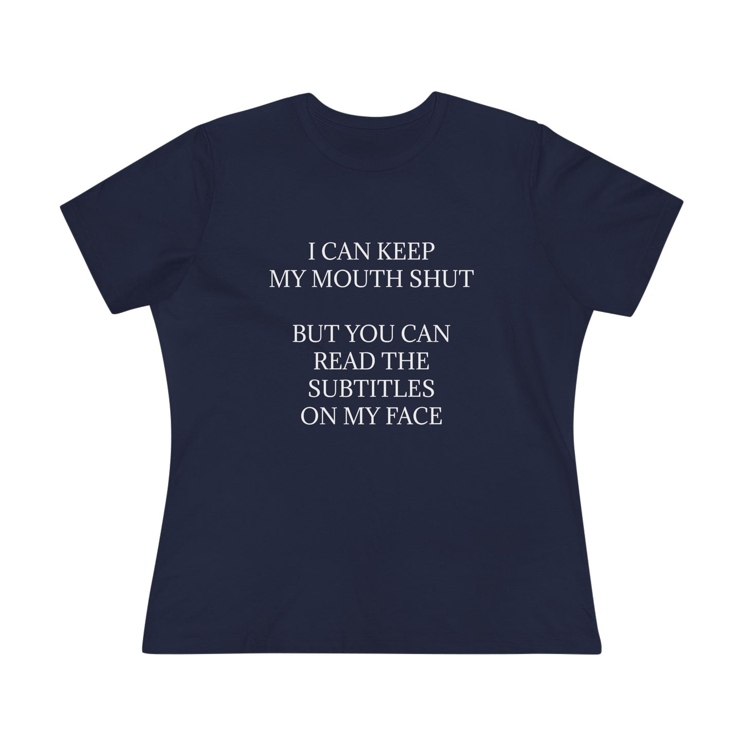 Subtitles Women's Short Sleeve Crewneck Tee