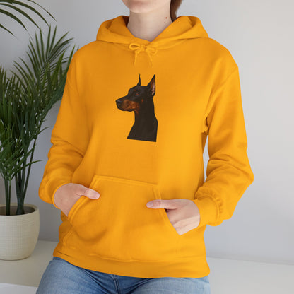 Doberman Head Unisex Hoodie