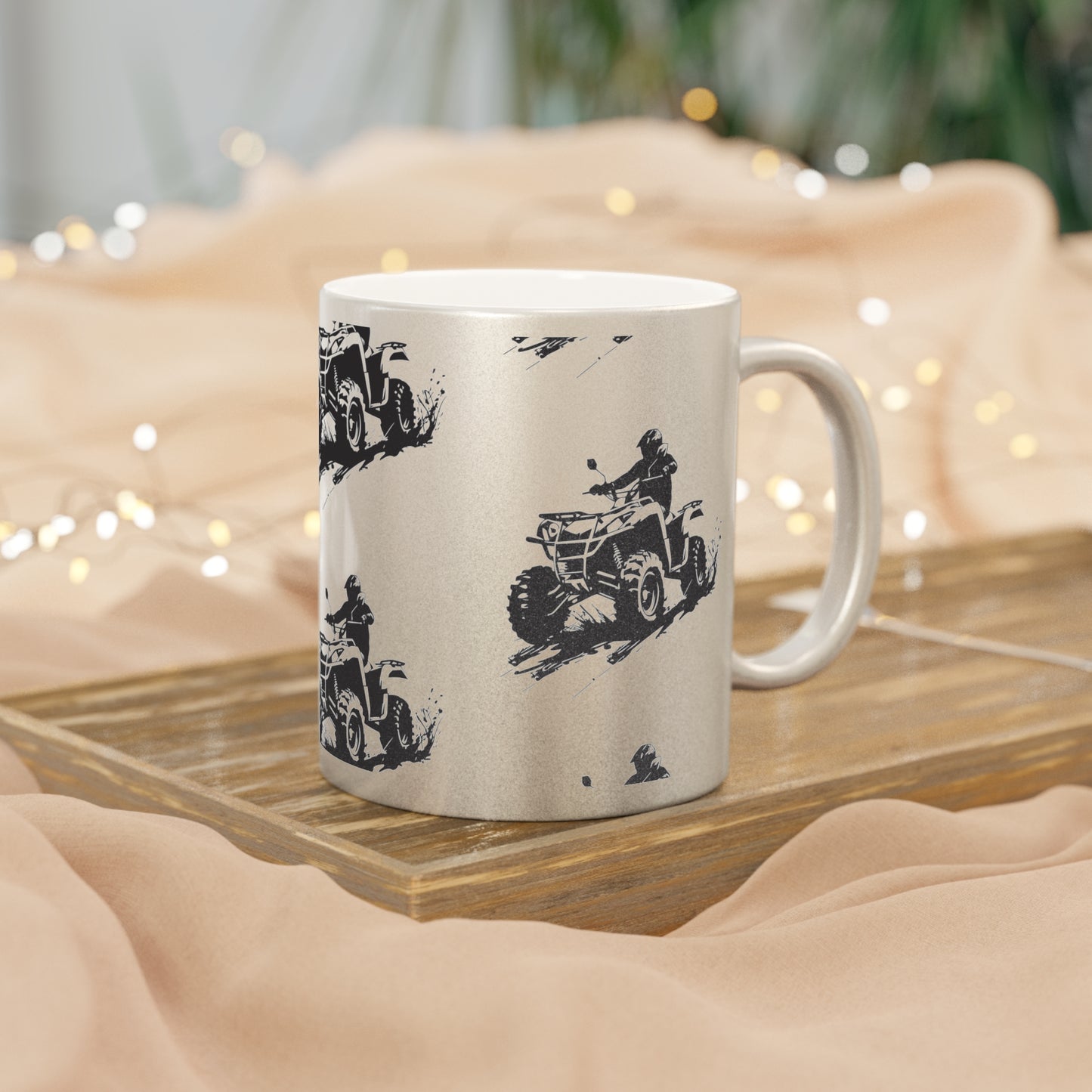 Slingin' Mud Quad Metallic Coffee Mug