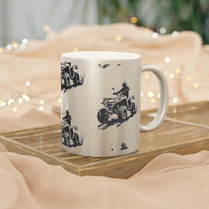 Slingin' Mud Quad Metallic Coffee Mug