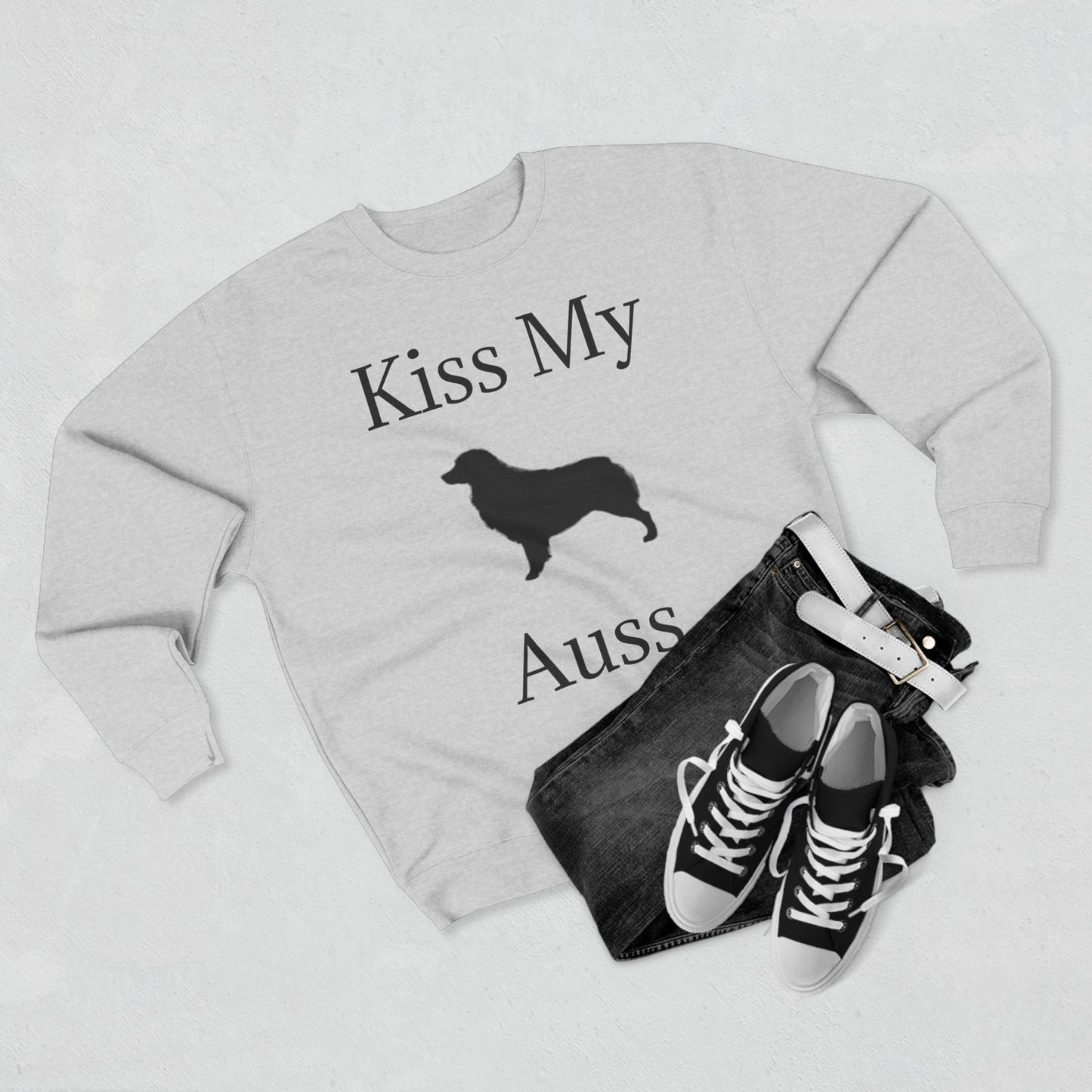 Kiss My Auss Unisex Crewneck Sweatshirt
