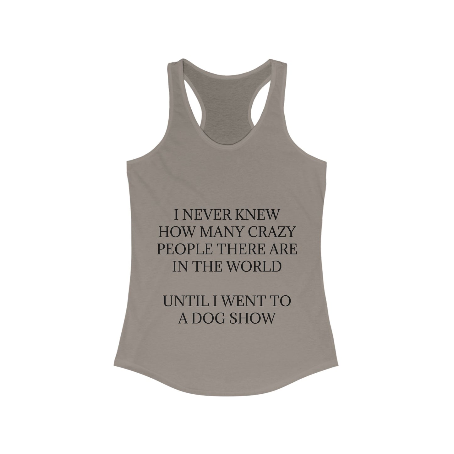 Never Knew Women's Racerback Tank