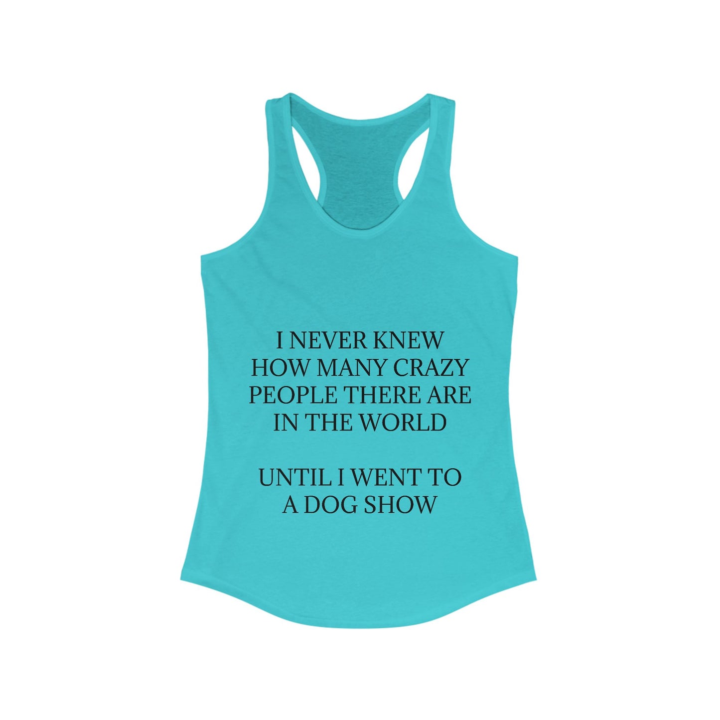 Never Knew Women's Racerback Tank
