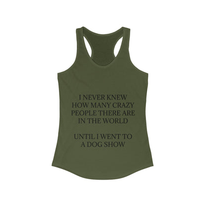 Never Knew Women's Racerback Tank