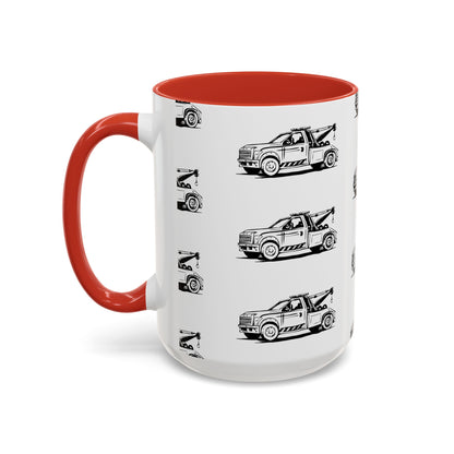 Wheel Lift Tow Truck 2-Tone Coffee Mug