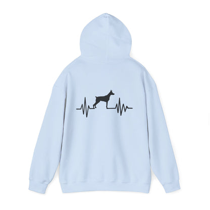 My Heart Beats For Dobermans Unisex Hoodie