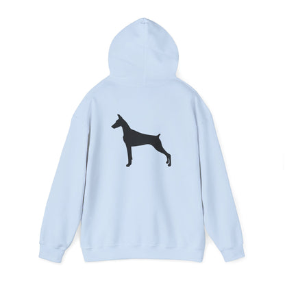 Doberman Silhouette Unisex Hoodie