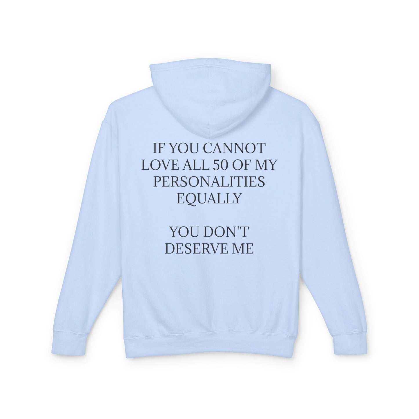 50 Personalities Unisex Lightweight Hoodie