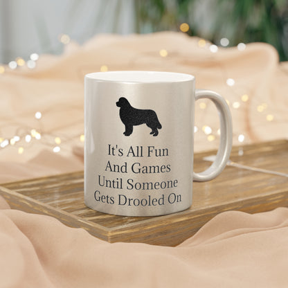 Fun And Games Metallic Coffee Mug