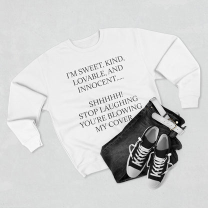 Blowing My Cover Unisex Crewneck Sweatshirt