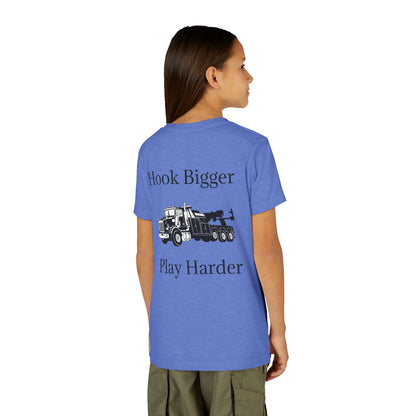 Hook Bigger Youth Unisex Short Sleeve Crewneck Tee