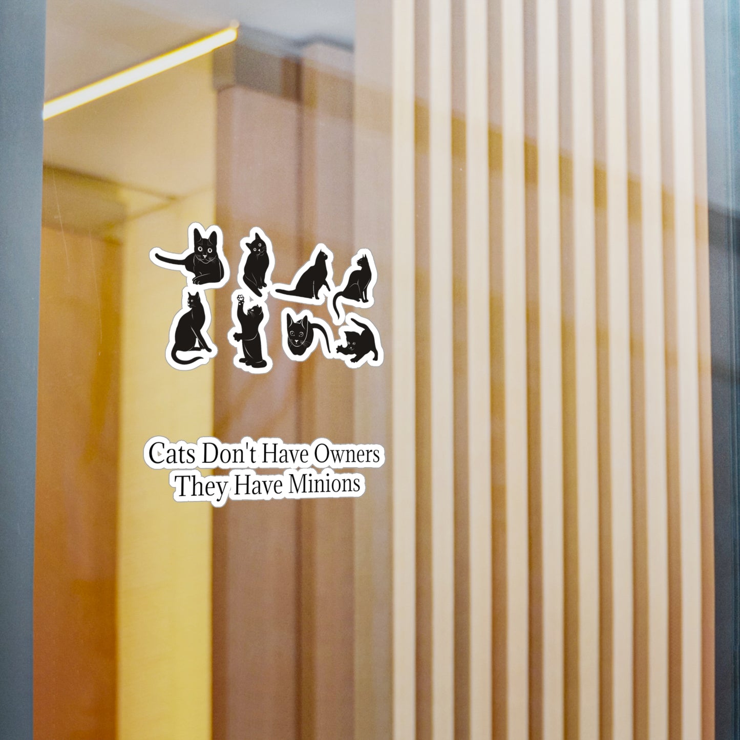 Cat Minions Vinyl Decal