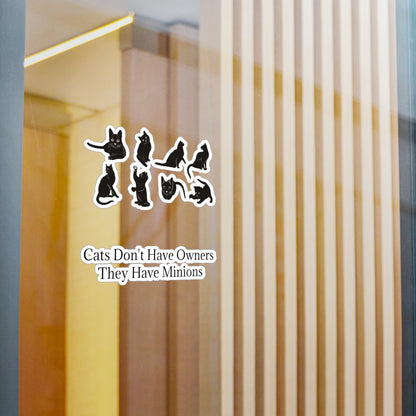 Cat Minions Vinyl Decal
