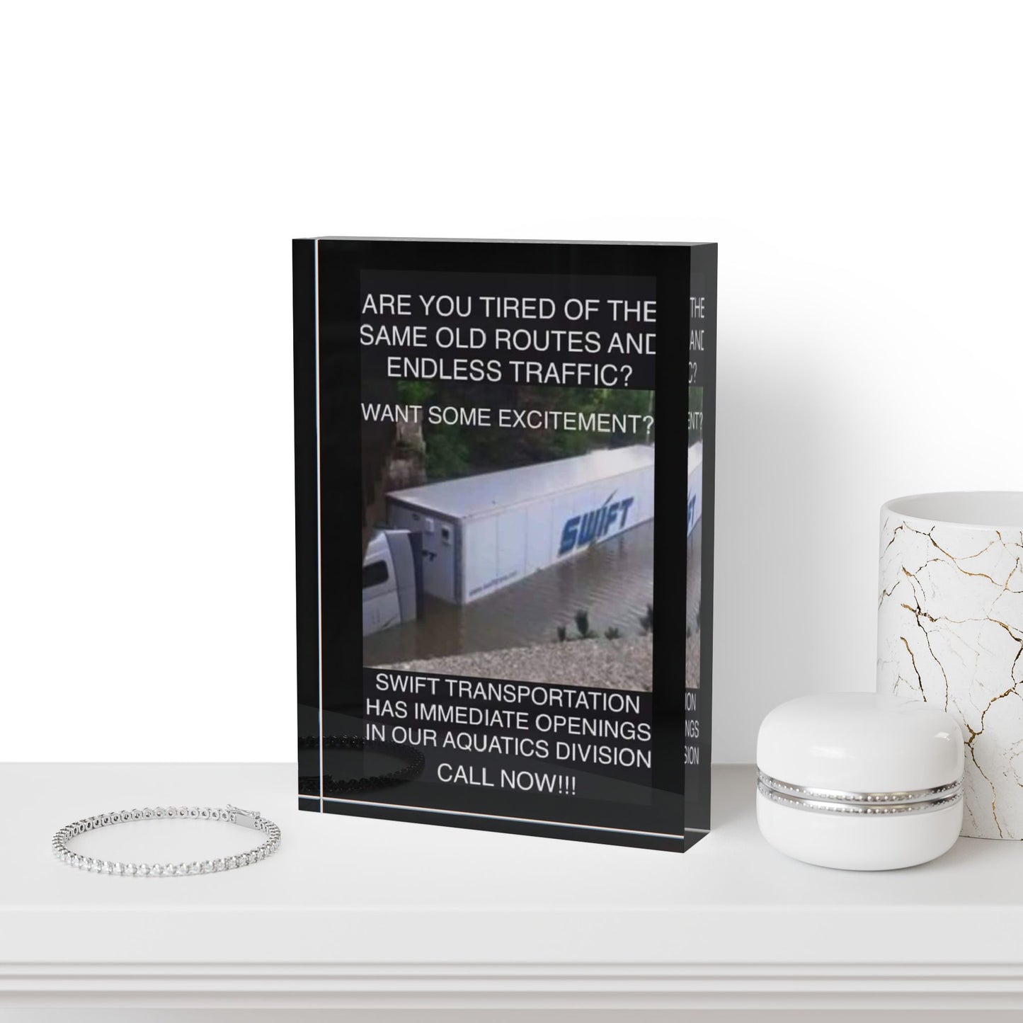 Swift Aquatics Acrylic Photo Block