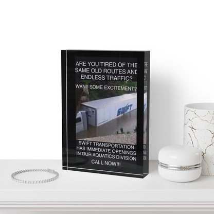Swift Aquatics Acrylic Photo Block