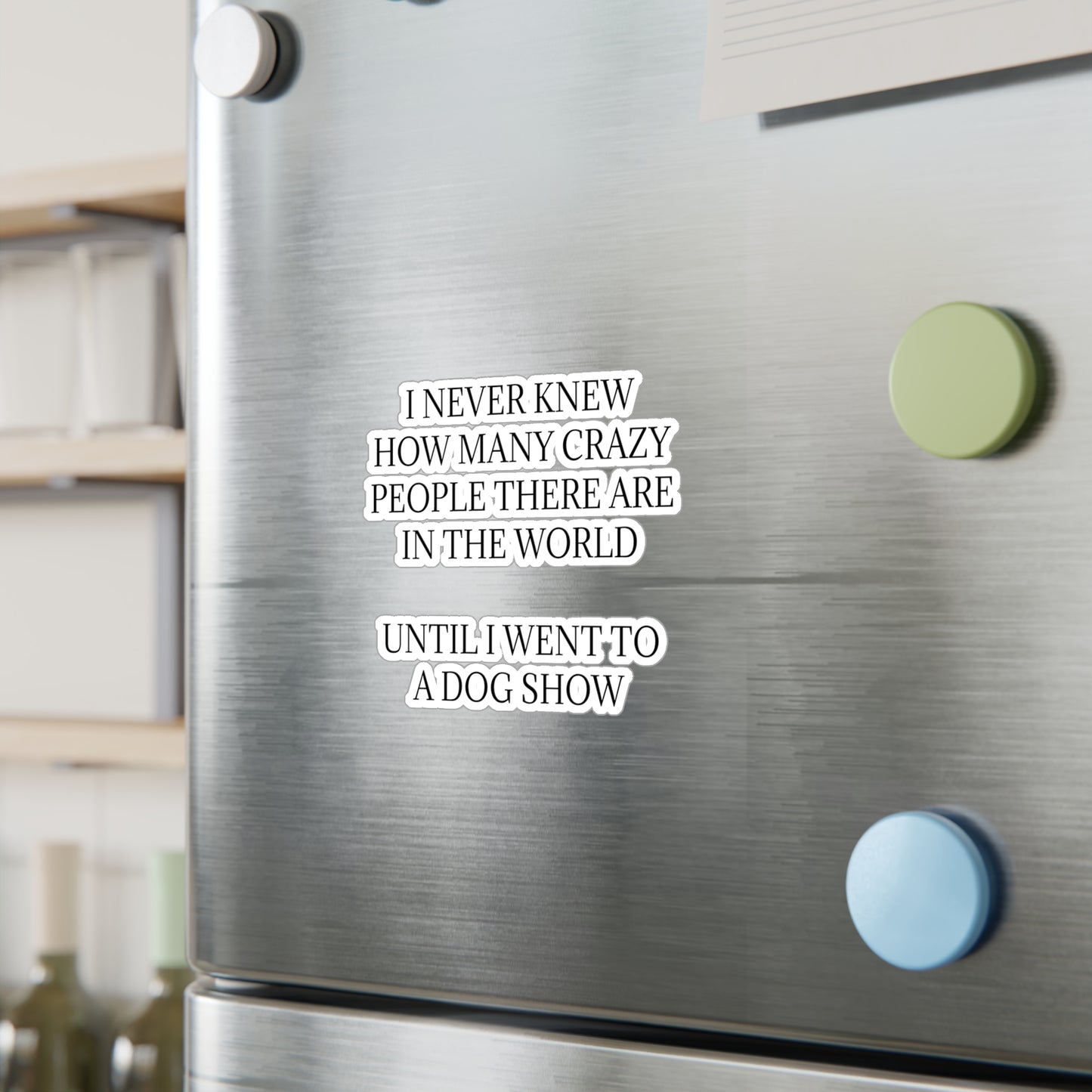 Never Knew Vinyl Decal