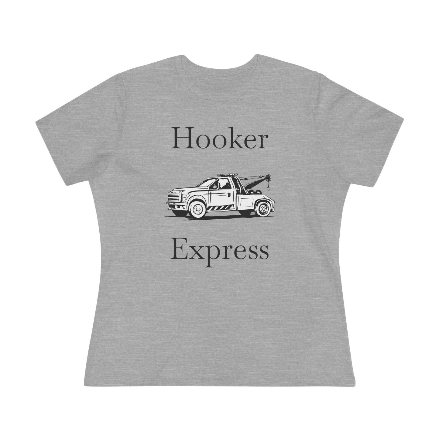 H**ker Express Wheel Lift Tow Truck Women's Short Sleeve Crewneck Tee