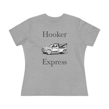 H**ker Express Wheel Lift Tow Truck Women's Short Sleeve Crewneck Tee