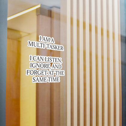 Multi-Tasker Vinyl Decal