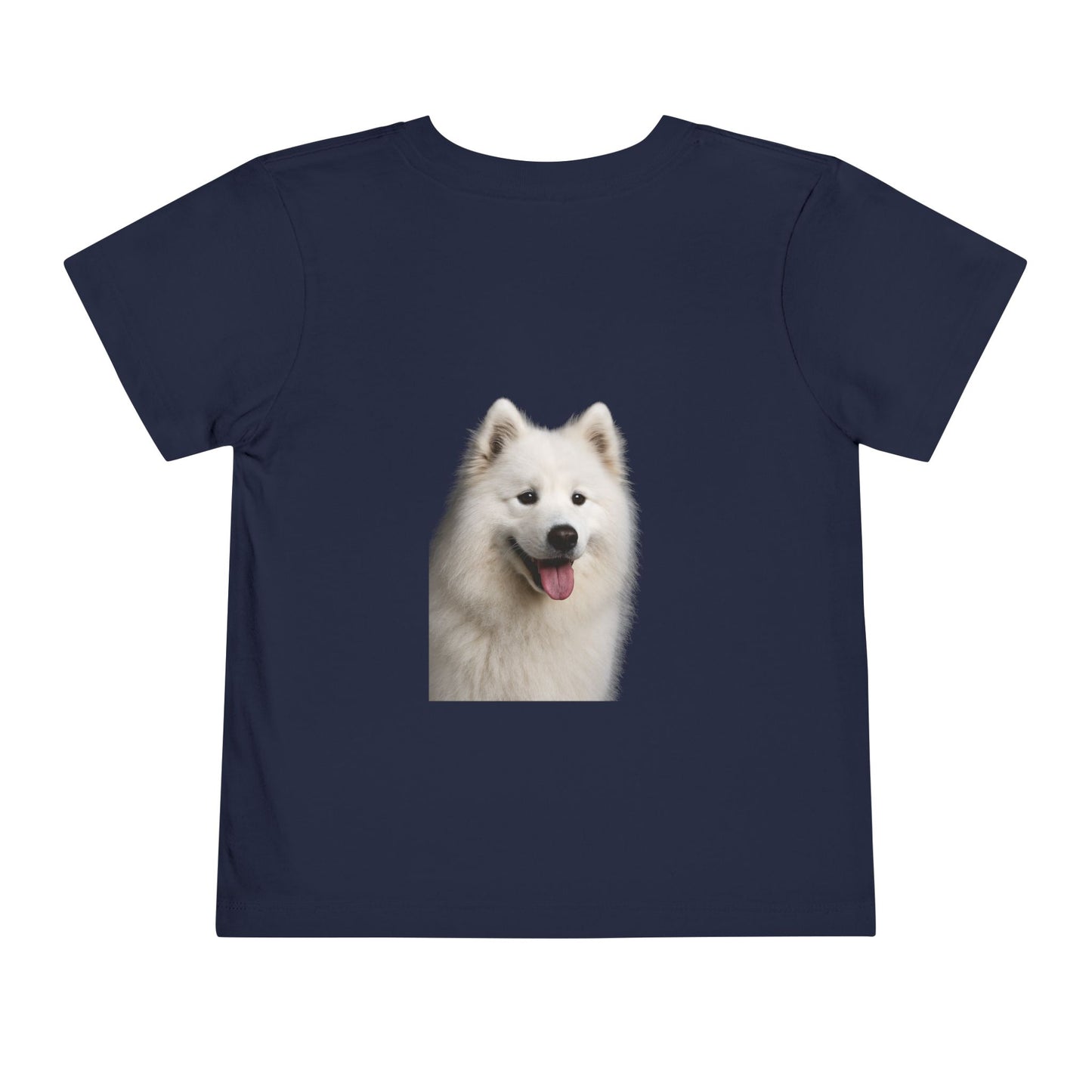 Samoyed Head Toddler Unisex Short Sleeve Crewneck Tee