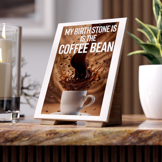 Birth Stone Ceramic Photo Tile